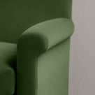  Idler Armchair in Intelligent Velvet Juniper - Nicola Harding 