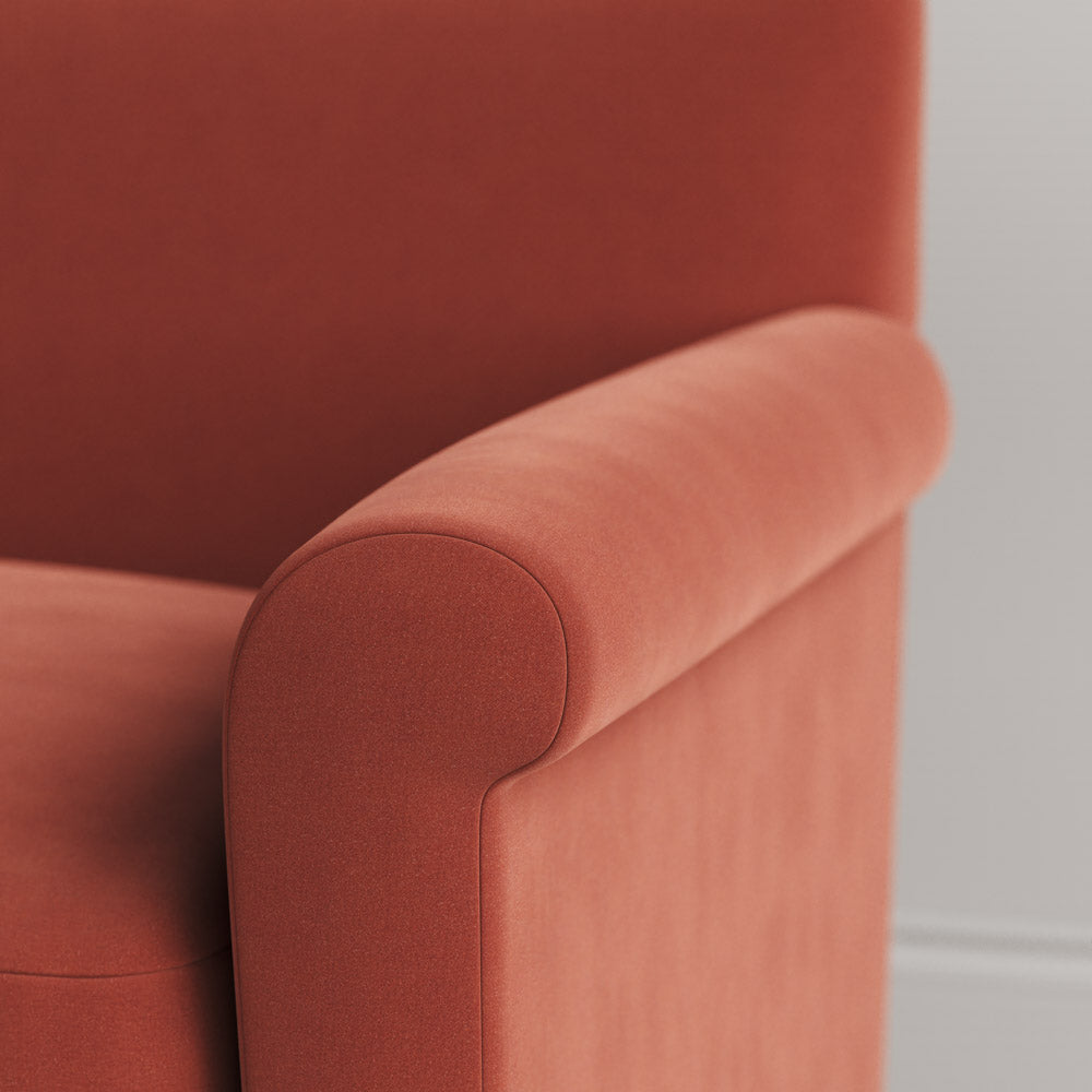 Idler 2 Seater Sofa in Intelligent Velvet Sienna