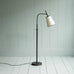 image of To The Point Floor Lamp Base in Varnished Brass