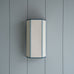 image of Stitch In Time Wall Light in Soft White with Peacock Blue Trim & Stitching