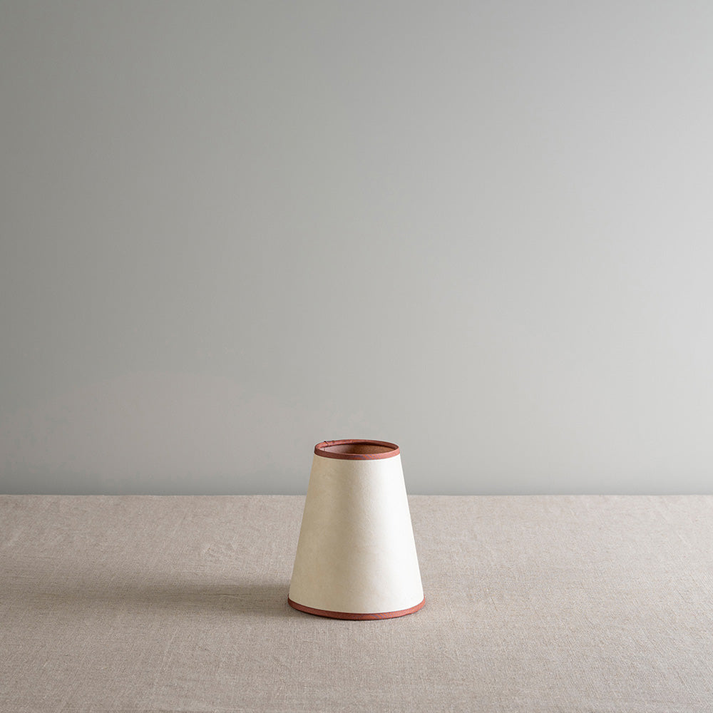 image of Bright Spark Tall Tapered Paper Lamp Shade in Soft White