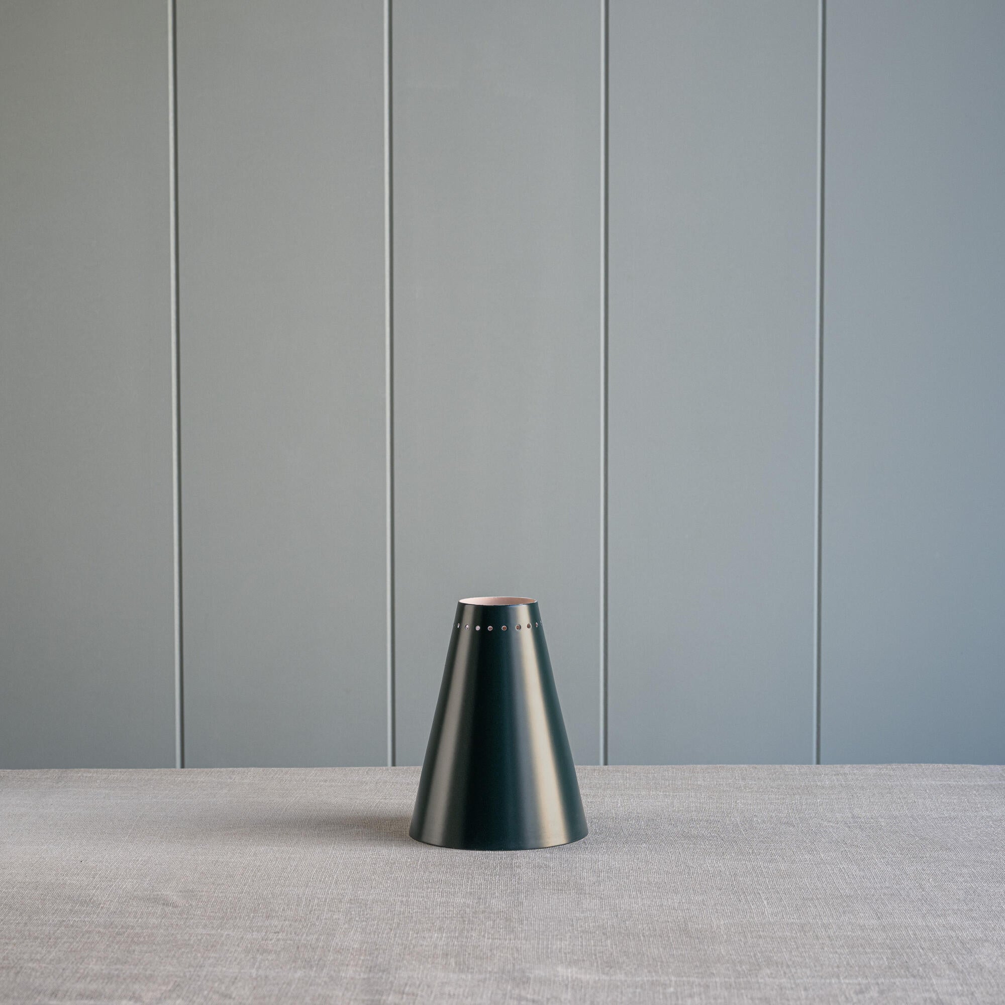  Broadway Metal Shade, Green & Blush - By NiX 