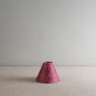  Ditsy Classic Empire Lamp Shade in Dotty Maroon - Nicola Harding 