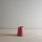  Focused Empire Paper Lamp Shade in Burgundy with Muted Pink Trim - Nicola Harding 