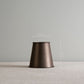 Focused Empire Lamp Shade in Waxed Brass with Rolled Edge