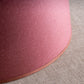 Humbug Straight Empire Paper Lampshade in Burgundy Paper with Pink Trim