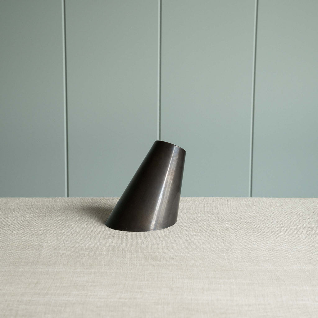  a black piece of lamp 