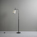 image of To The Point Floor Lamp Base in Varnished Brass