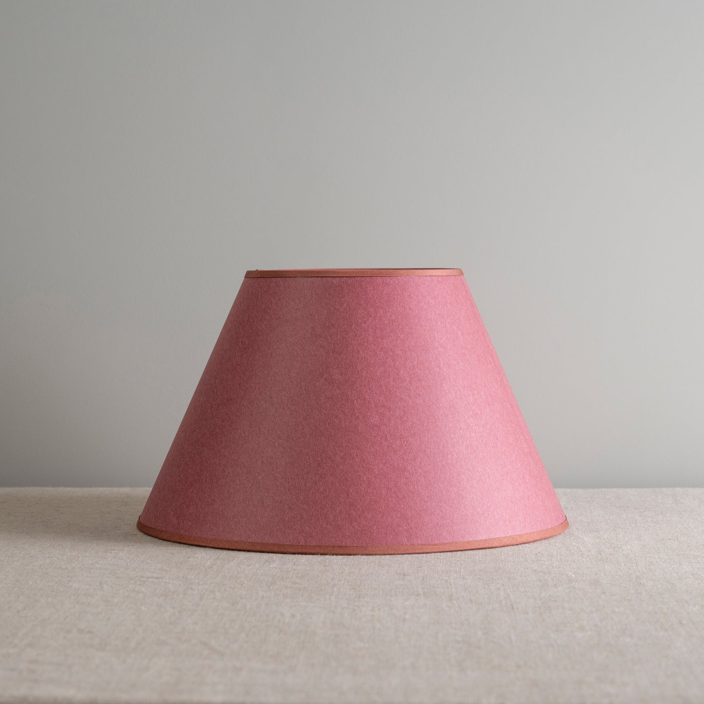 Townhouse Empire Lamp Shade in Burgundy with Pink Trim