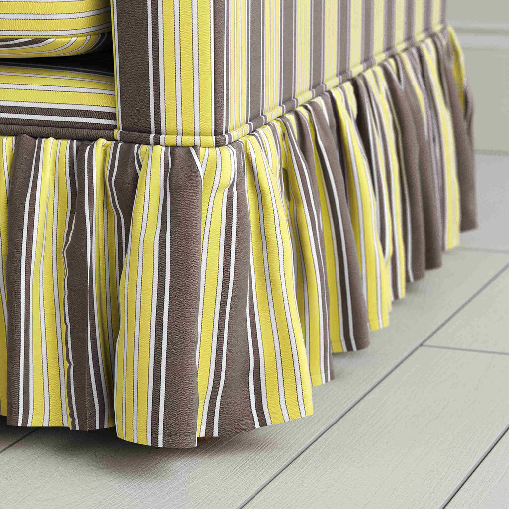  Curtain Call BIG LOVE Seat in Regatta Cotton, Custard 