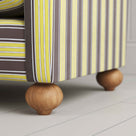 Dolittle Love Seat in Regatta Cotton, Custard