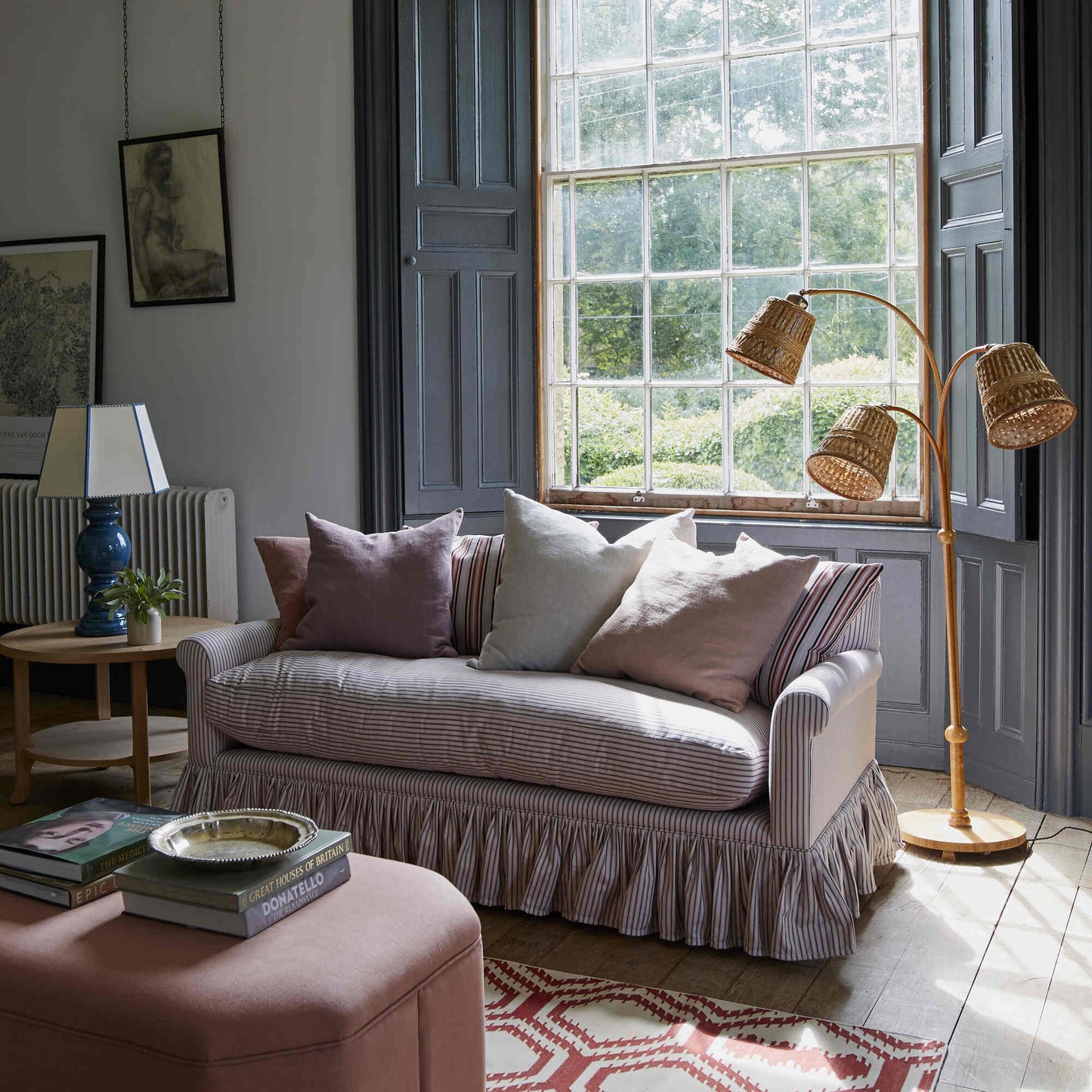 Curtain Call 2 Seater Sofa in Laidback Linen Sky