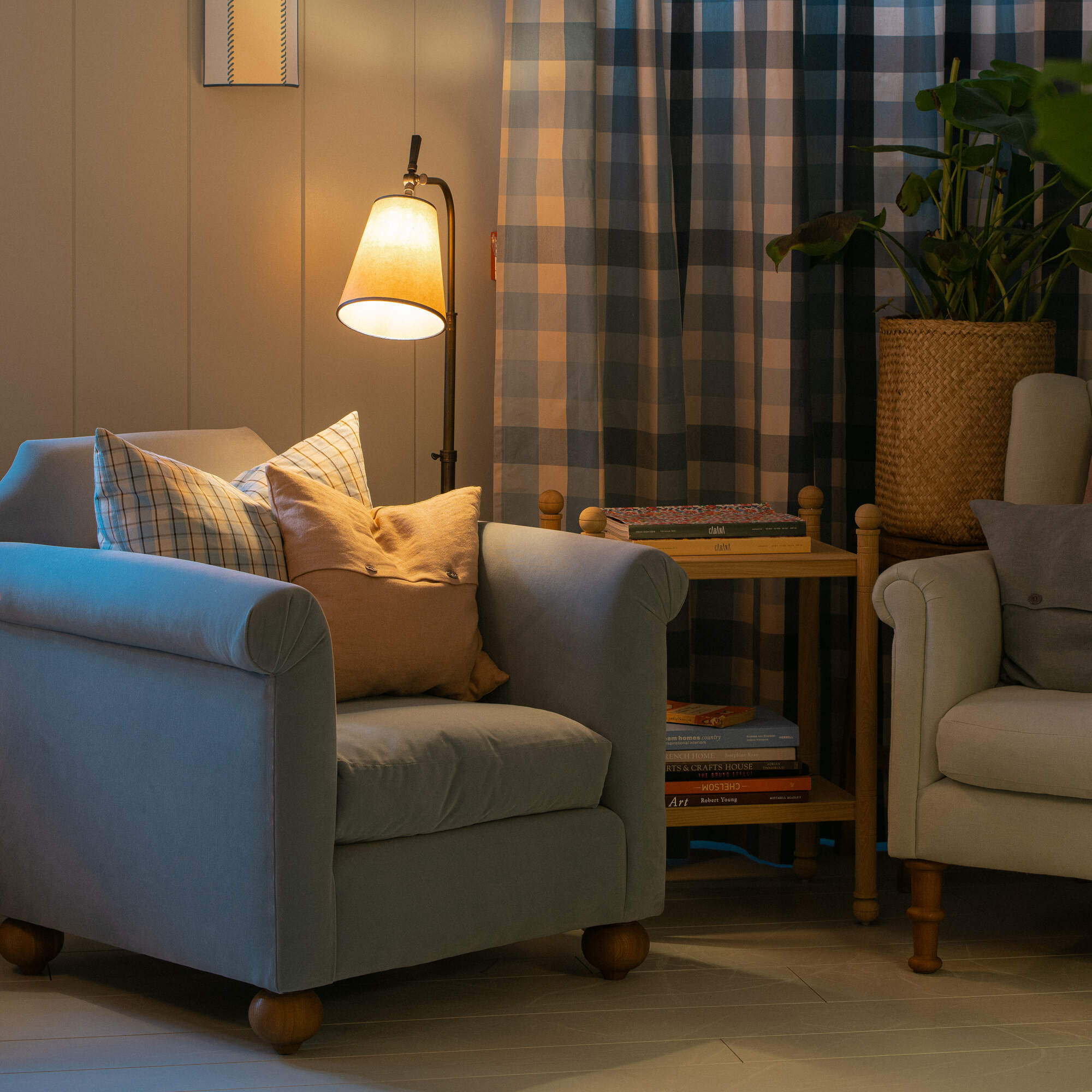  Dolittle Armchair in Intelligent Velvet Mineral 