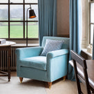 Idler Armchair in Laidback Linen Damson