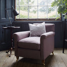 Idler Armchair in Laidback Linen Damson