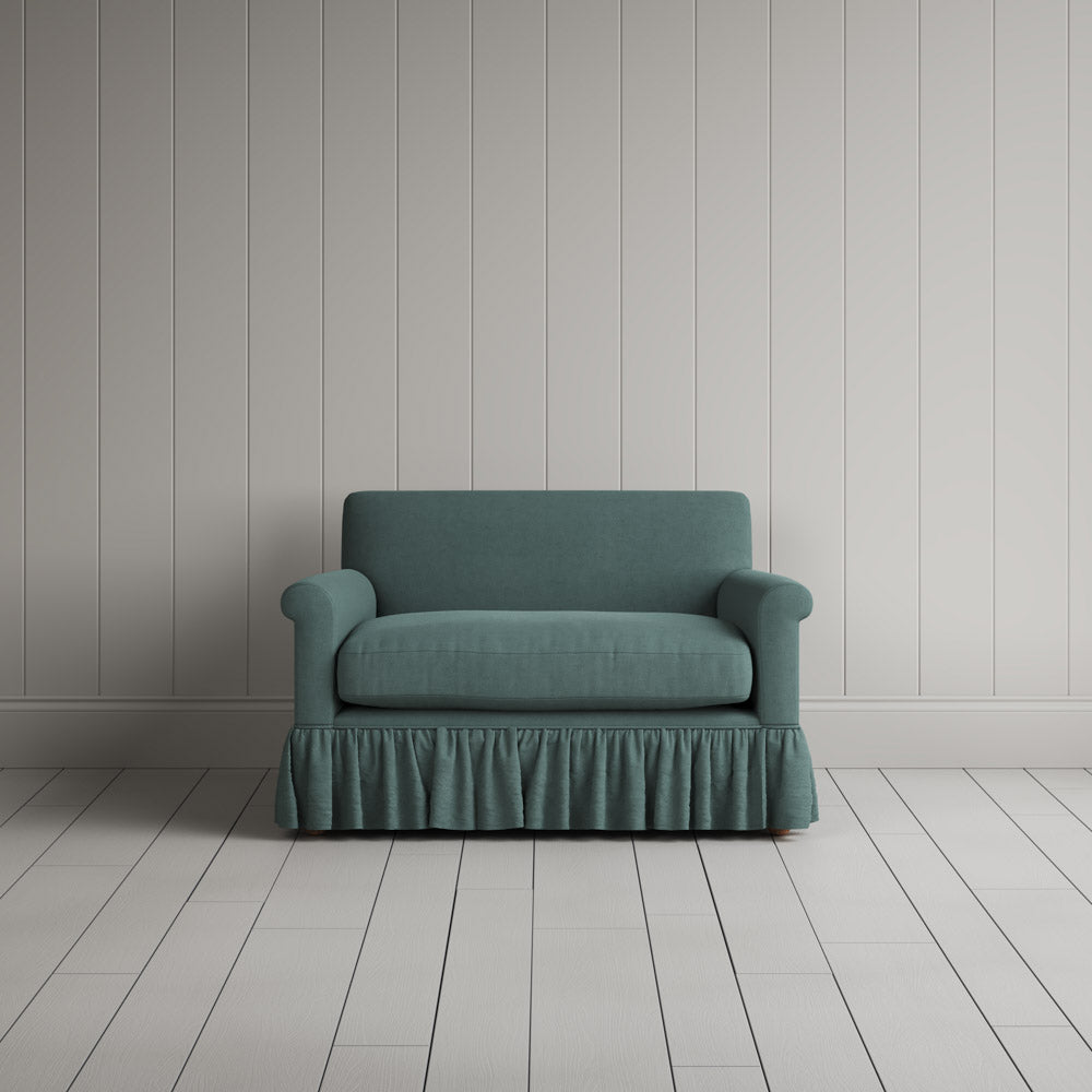  Curtain Call Love Seat in Laidback Linen Mineral 