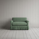 Curtain Call Love Seat in Laidback Linen Moss
