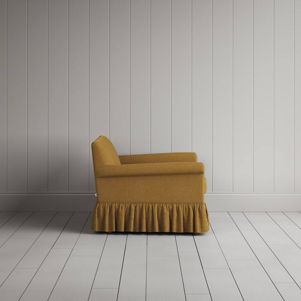  Curtain Call Love Seat in Laidback Linen Ochre 