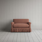Curtain Call Love Seat in Laidback Linen Roseberry
