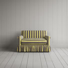Curtain Call Love Seat in Regatta Cotton, Custard