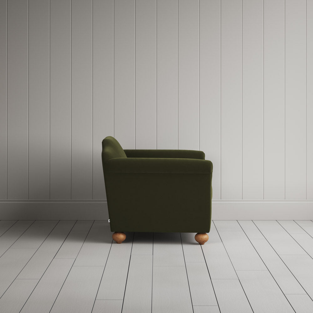  Dolittle Love Seat in Intelligent Velvet Juniper 