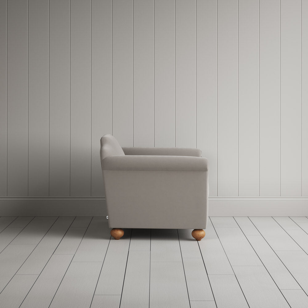 Dolittle Love Seat in Intelligent Velvet Moonstone