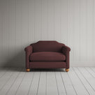 Dolittle Love Seat in Laidback Linen Damson