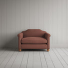 Dolittle Love Seat in Laidback Linen Sweet Briar
