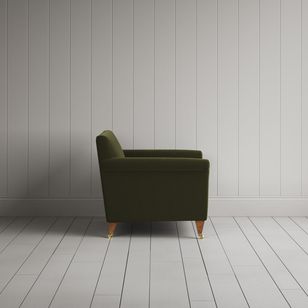  Idler Love Seat in Intelligent Velvet Juniper 