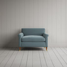 Idler Love Seat in Intelligent Velvet Mineral
