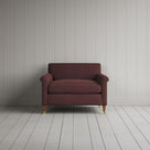 Idler Love Seat in Laidback Linen Damson