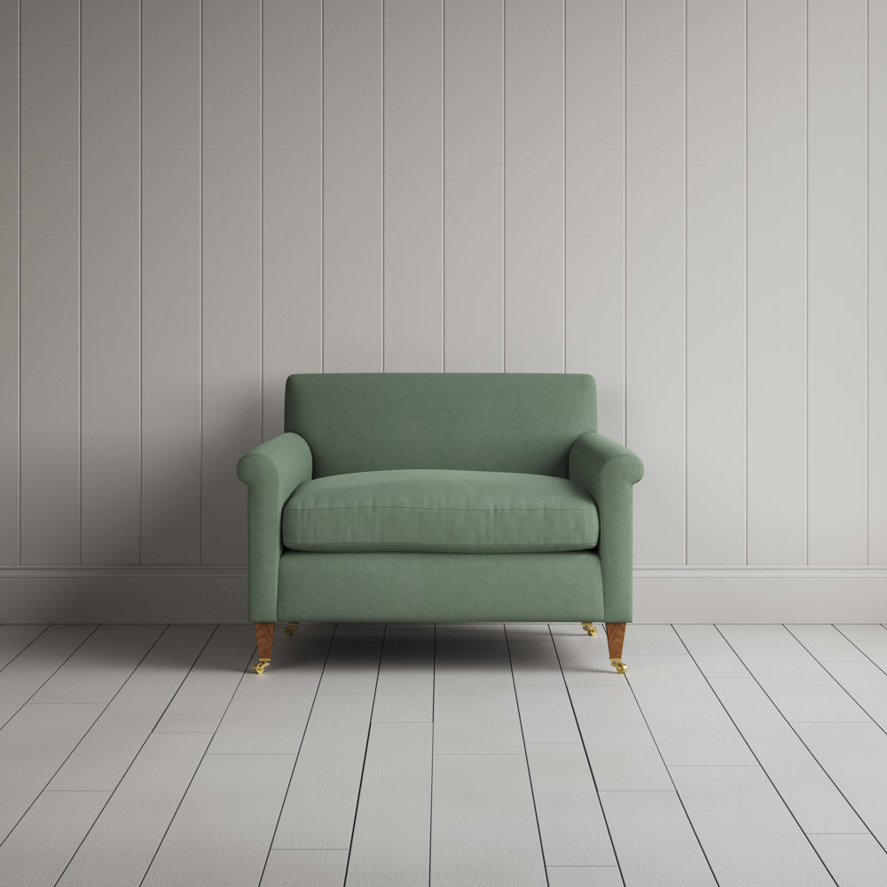  Idler Love Seat in Laidback Linen Moss 