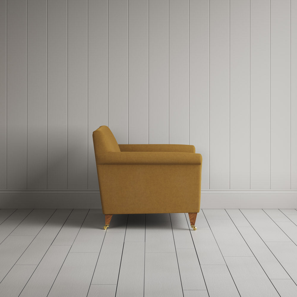 Idler Love Seat in Laidback Linen Ochre