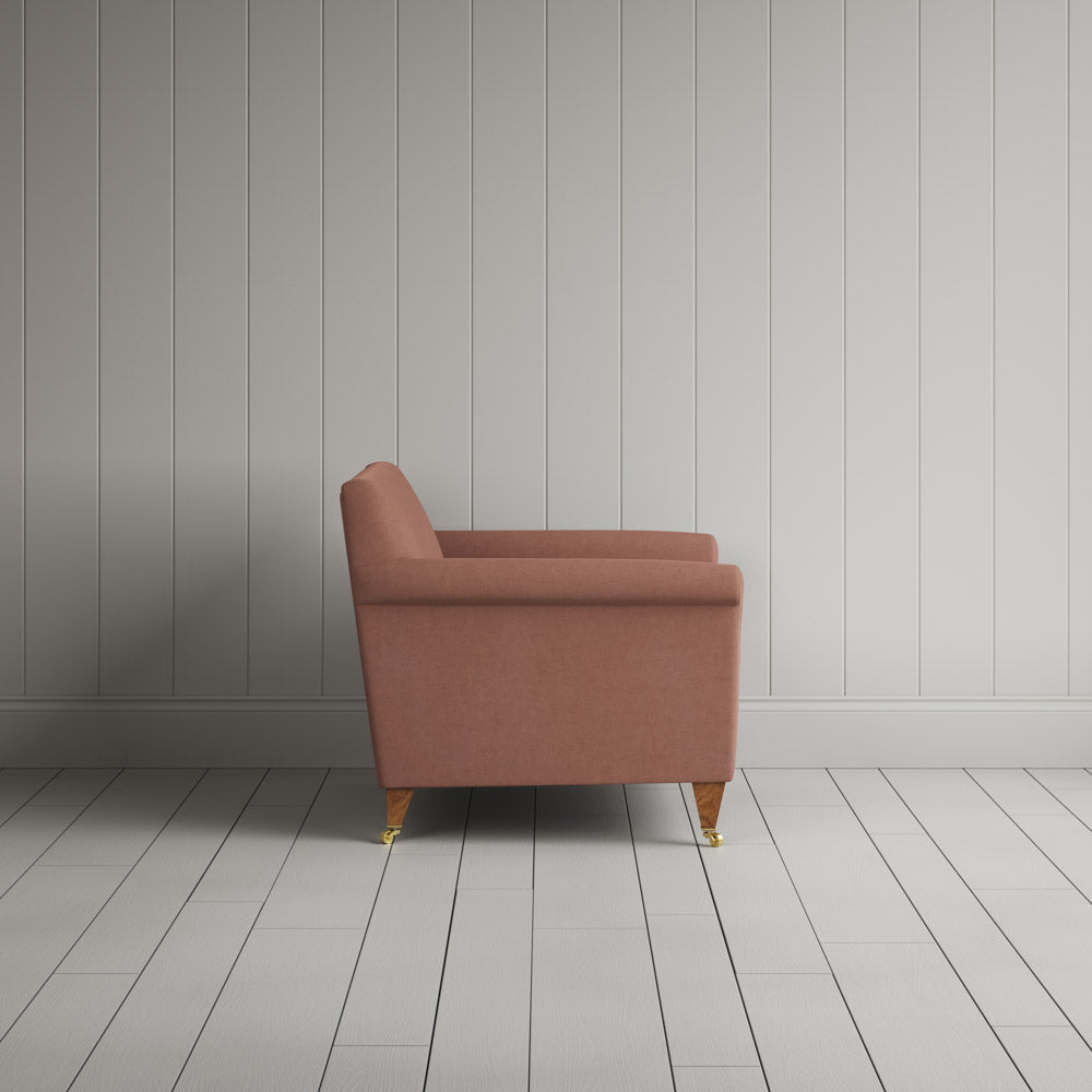  Idler Love Seat in Laidback Linen Roseberry 