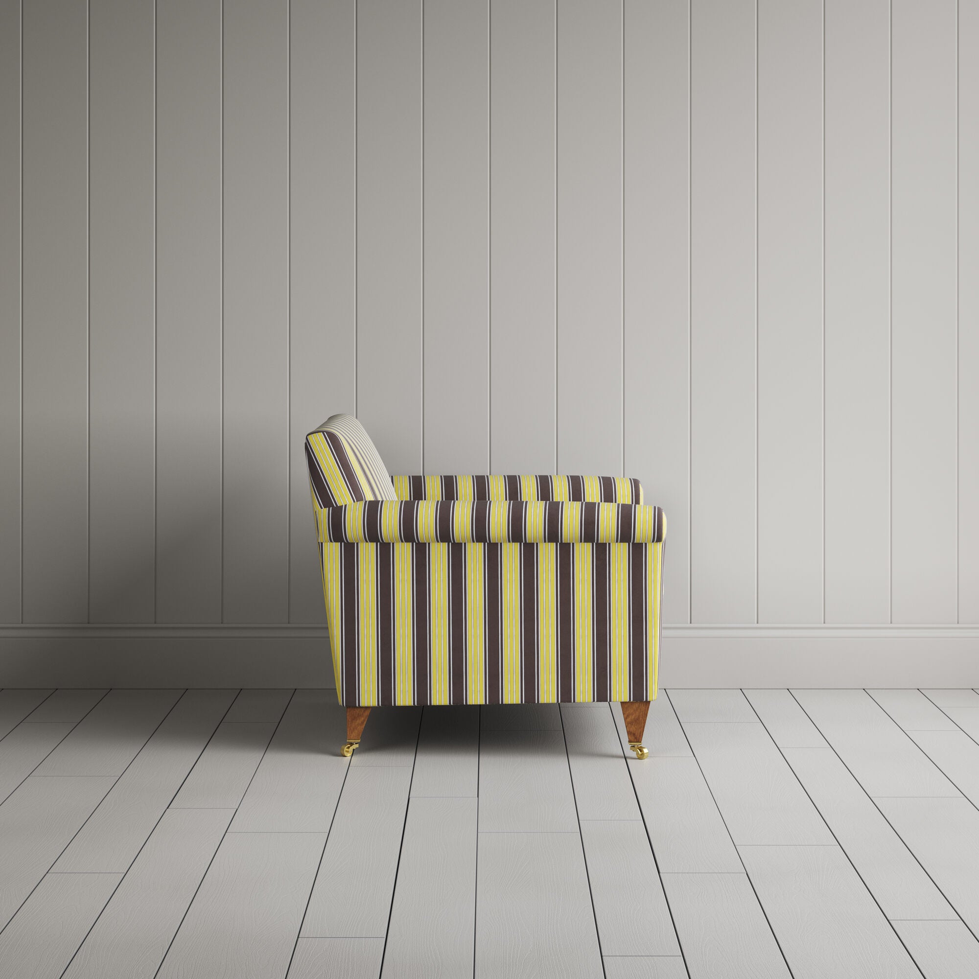  Idler Love Seat in Regatta Cotton, Custard 