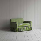 Curtain Call Love Seat in Colonnade Cotton, Green and Wine - Nicola Harding