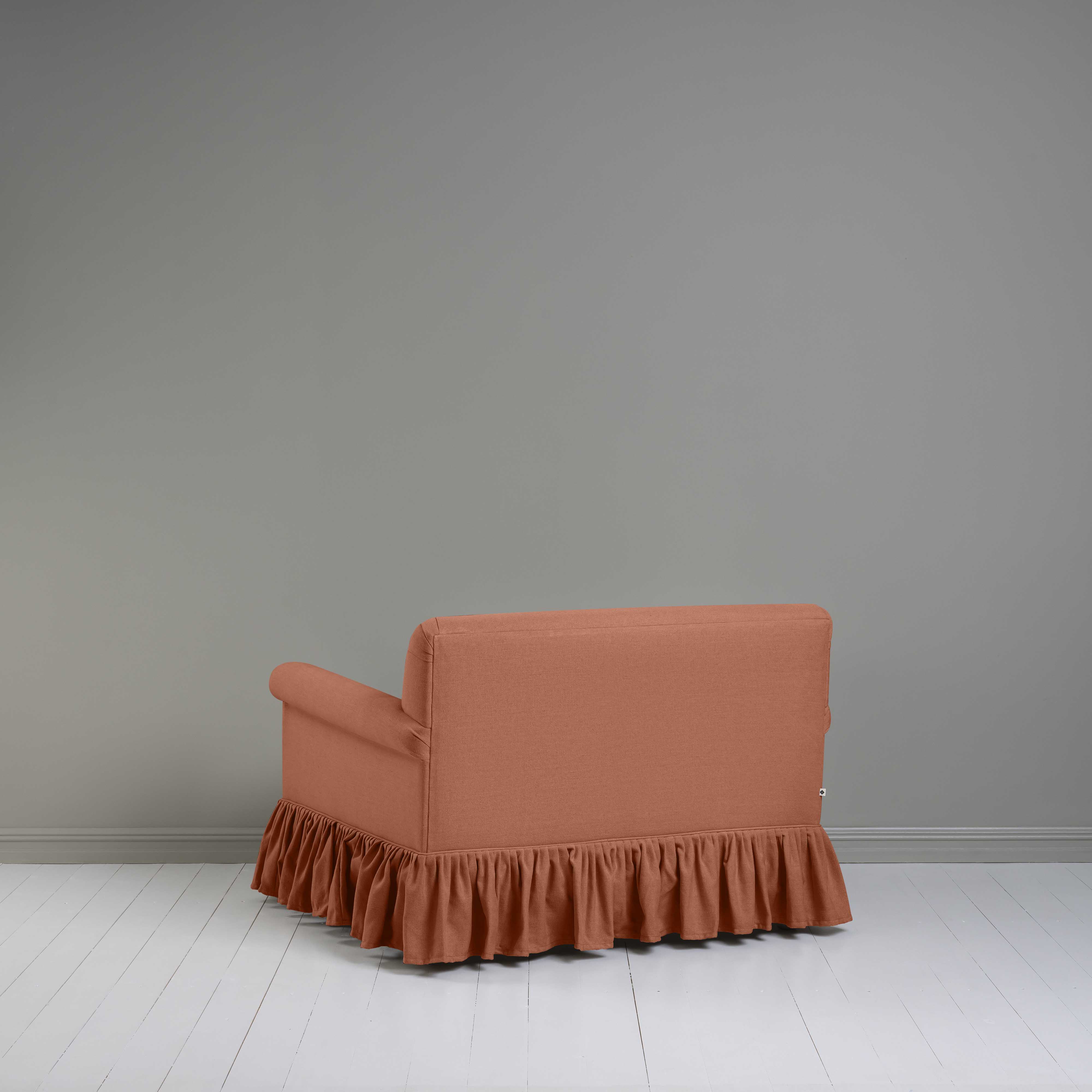  Curtain Call Love Seat in Laidback Linen Cayenne - Nicola Harding 