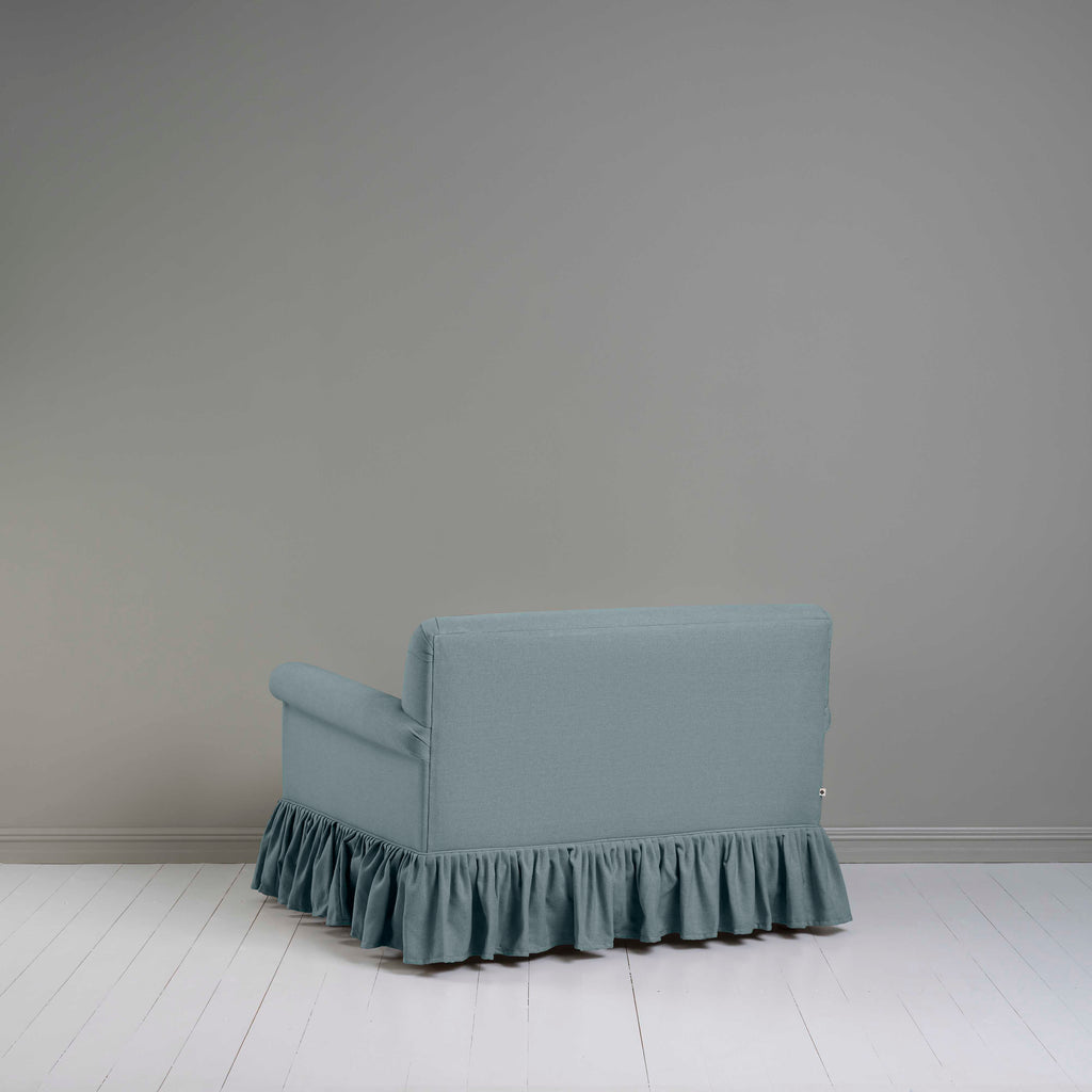  Curtain Call Love Seat in Laidback Linen Cerulean - Nicola Harding 