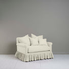  Curtain Call Love Seat in white(Dove) Color With 4 Cushions - NiX By Nicola Harding & Co. 