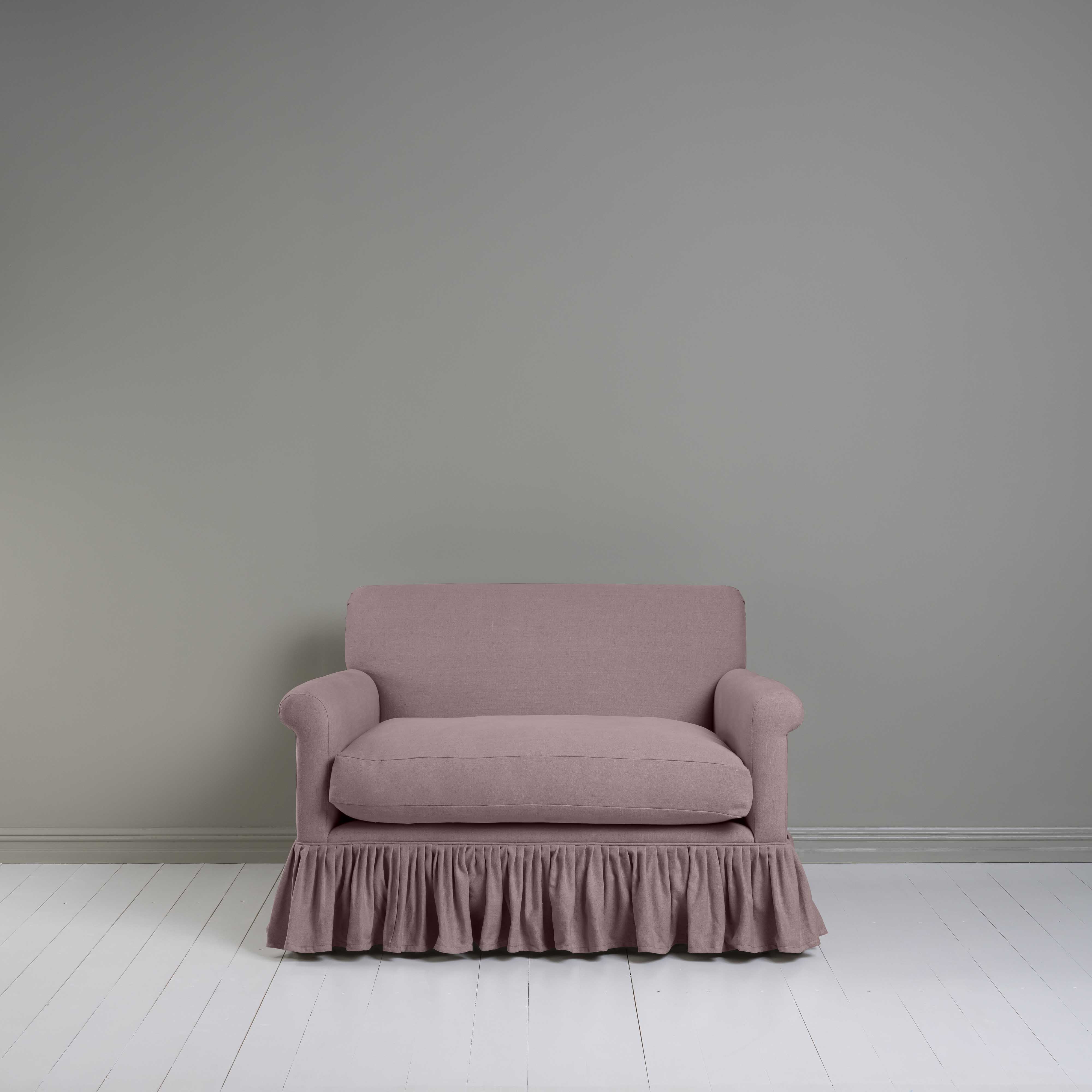  Curtain Call Love Seat in Laidback Linen Heather - Nicola Harding 