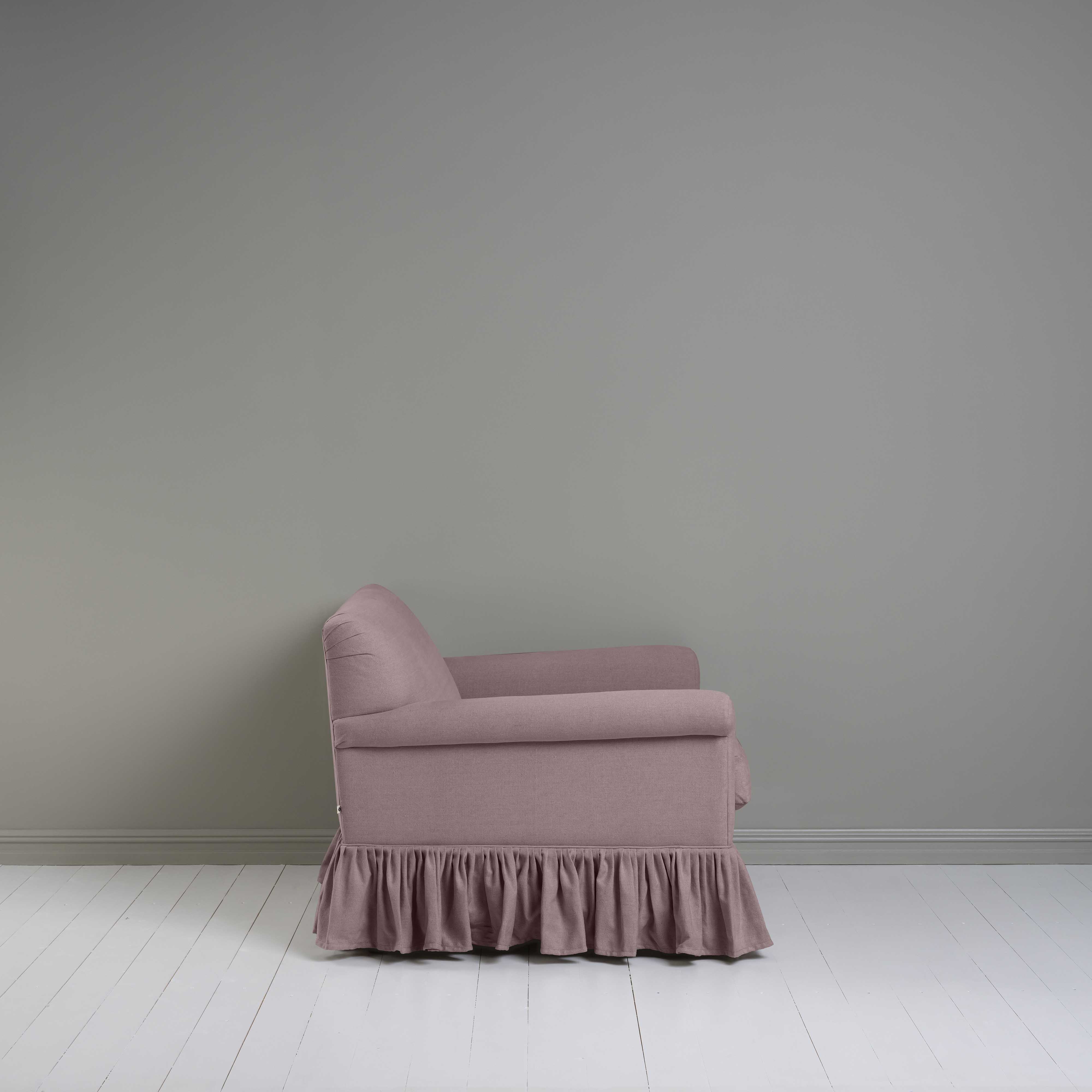  Curtain Call Love Seat in Laidback Linen Heather - Nicola Harding 