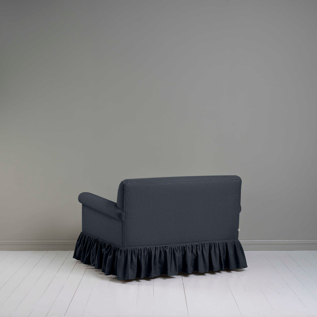  Curtain Call Love Seat in Laidback Linen Midnight - Nicola Harding 