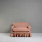  Front View of Curtain Call Love Seat in Pink(Roseberry) 