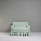  Curtain Call Love Seat in Laidback Linen Sky, Front View - NiX 
