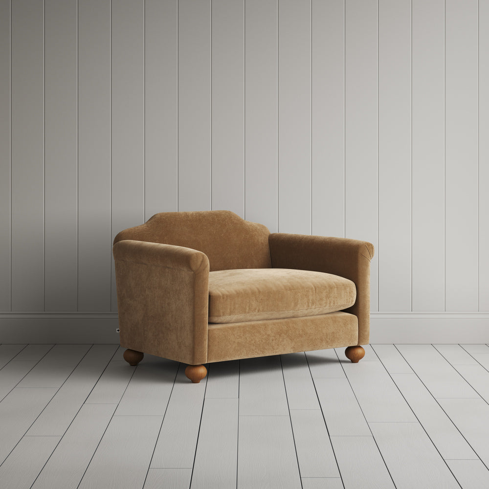 Dolittle Love Seat in Classic Corduroy Stone Beige 
