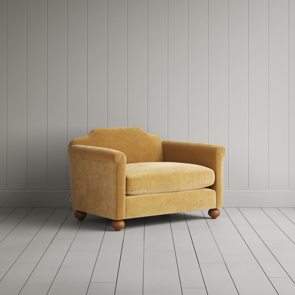 Dolittle Love Seat in Classic Corduroy Wheat