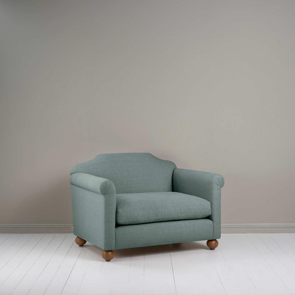  Dolittle Love Seat in Laidback Linen Mineral 