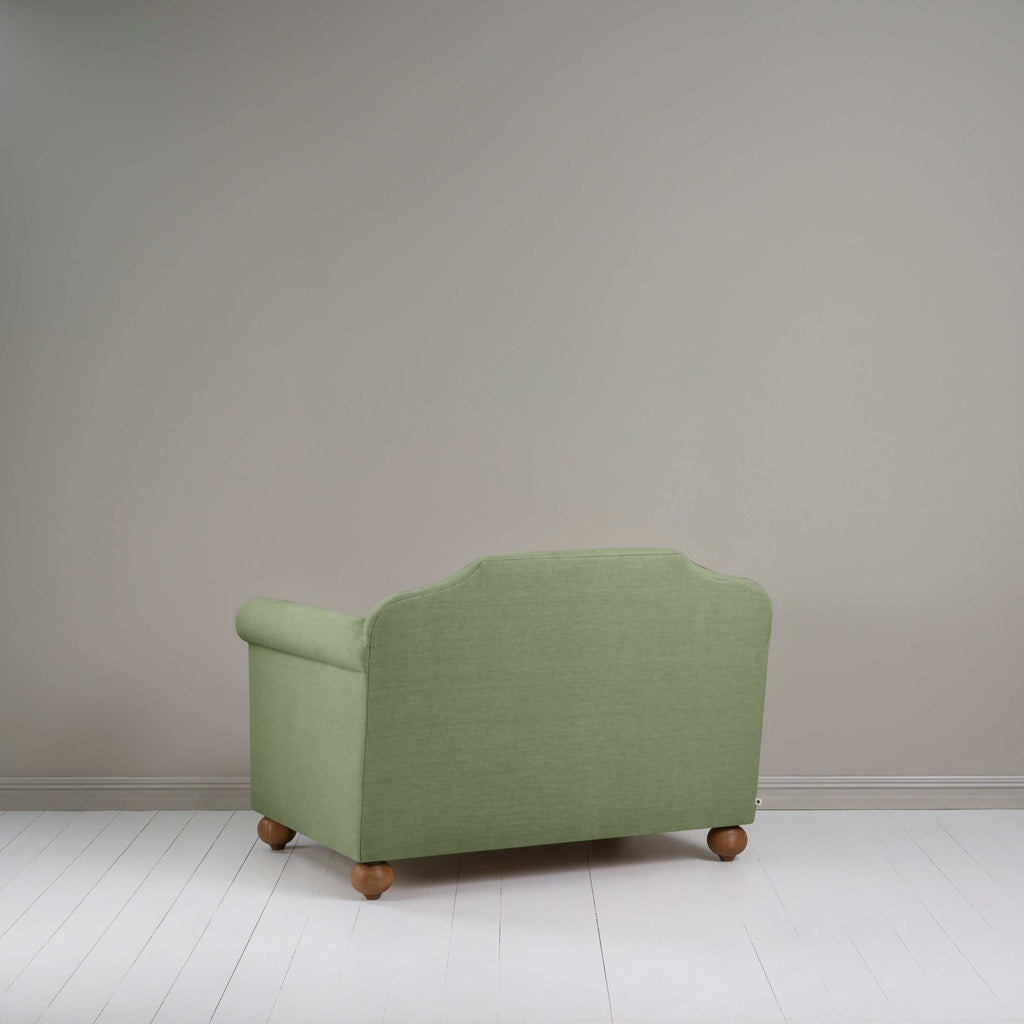  Dolittle Love Seat in Laidback Linen Moss - Nicola Harding 