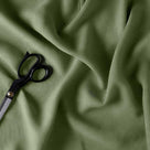  Laidback Linen Moss, Fabric With Scissor - Nicola Harding 
