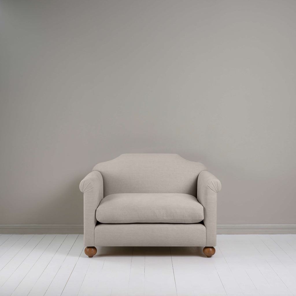  Dolittle Love Seat in Laidback Linen Pearl Grey 